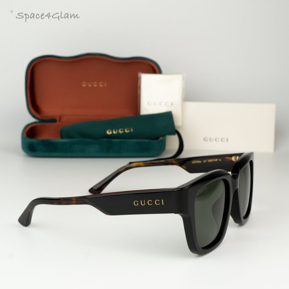 BRAND NEW Gucci GG1670SK 001 Havana Grey Unisex Square Sunglasses GG 1670SK